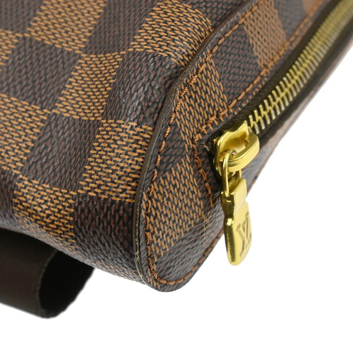 Louis Vuitton Geronimos Waist Bag Damier, Brown, Canvas, Clutch