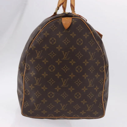 Louis Vuitton Keepall Monogram, Brown, Canvas, Travel Bag