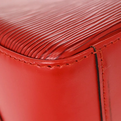 Louis Vuitton Sablons Epi Leather, Red, Leather, Handbag