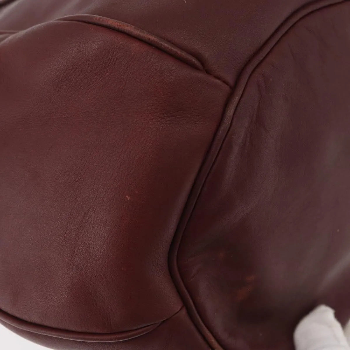 cartier Must de cartier Leather, Burgundy, Leather, Shoulder Bag