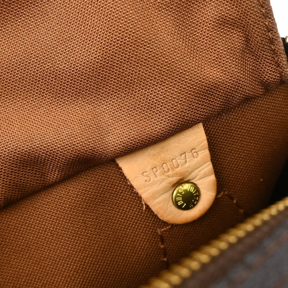 Louis Vuitton Speedy Monogram, Brown, Canvas, Handbag