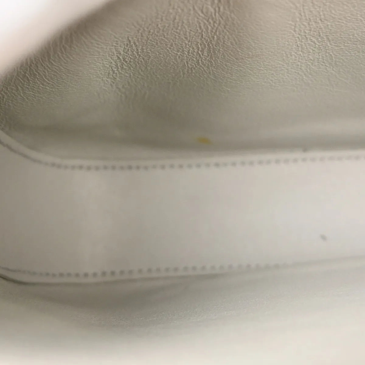 Celine C Bag Leather, Gray, Leather, Shoulder Bag
