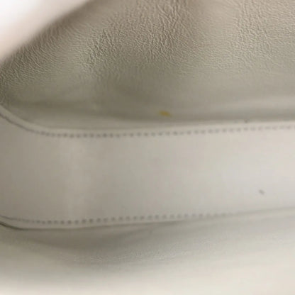 Celine C Bag Leather, Gray, Leather, Shoulder Bag