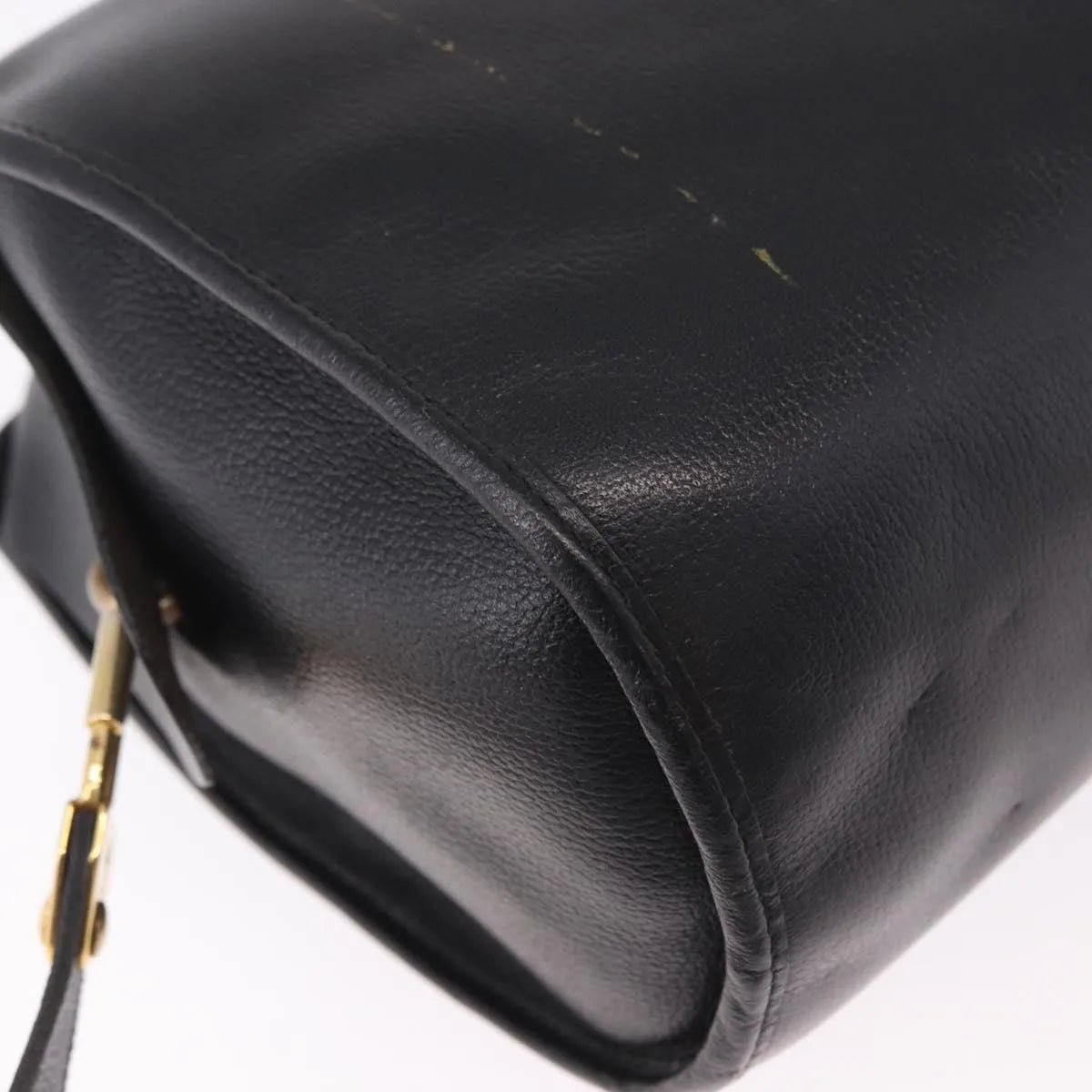 Christian Dior Vintage Leather, Black, Leather, Shoulder Bag
