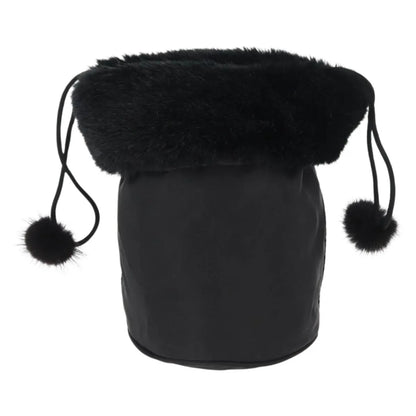 Celine Vintage Pouch Nylon, Black, Nylon, Clutch