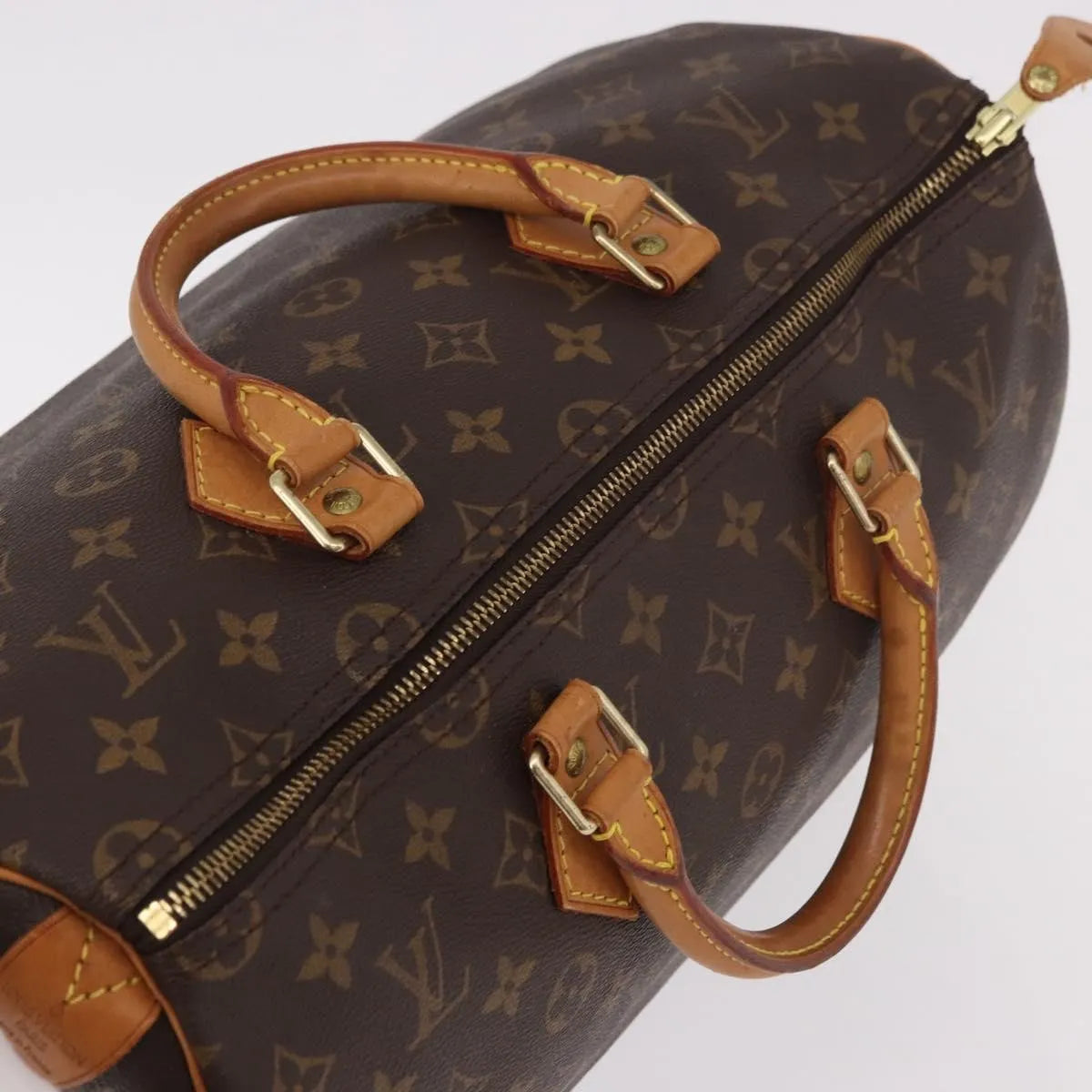 Louis Vuitton Speedy Monogram Canvas, Brown, Canvas, Handbag