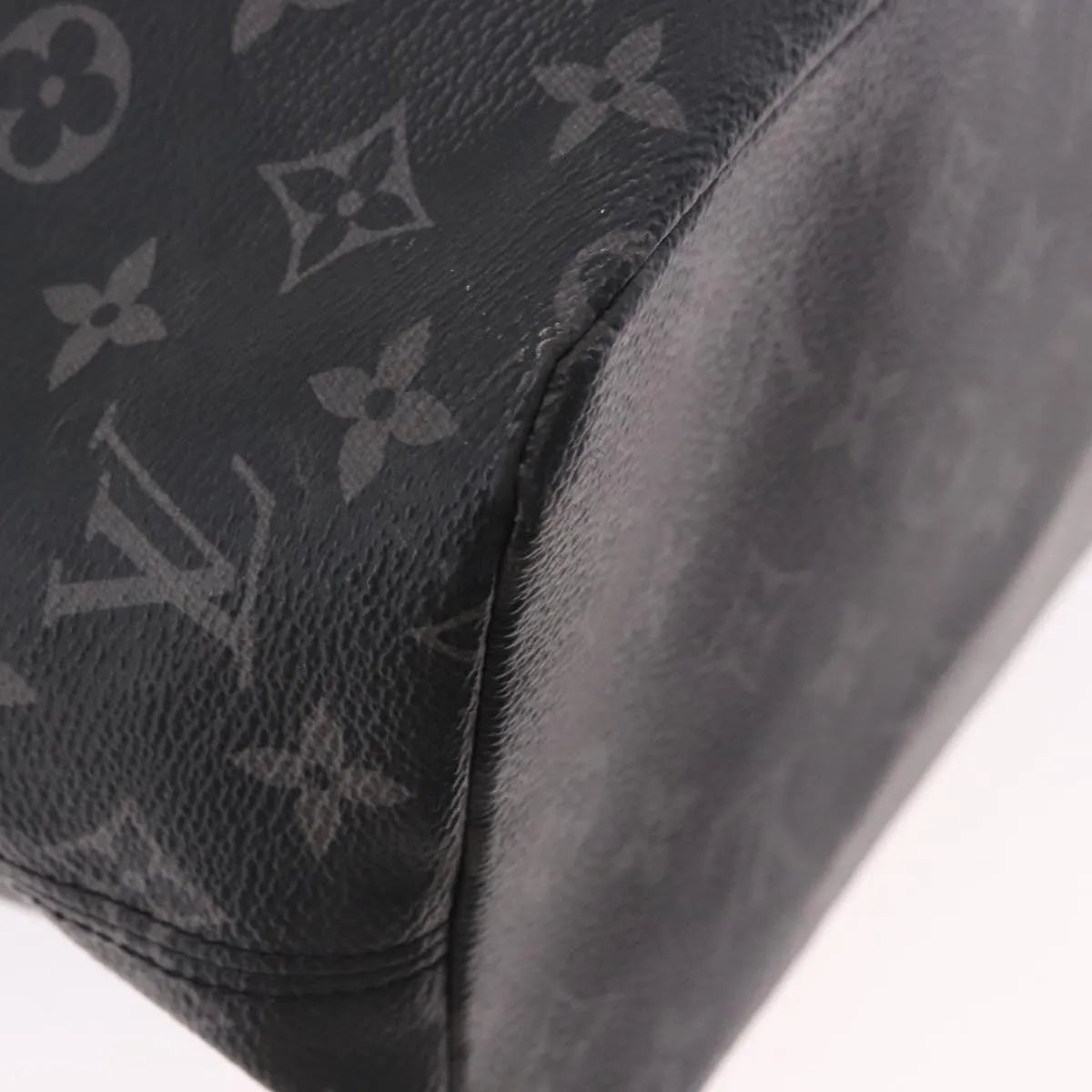 Louis Vuitton Cabas Light Drawstring Monogram Eclipse Canvas, Black, Canvas, Tote Bag