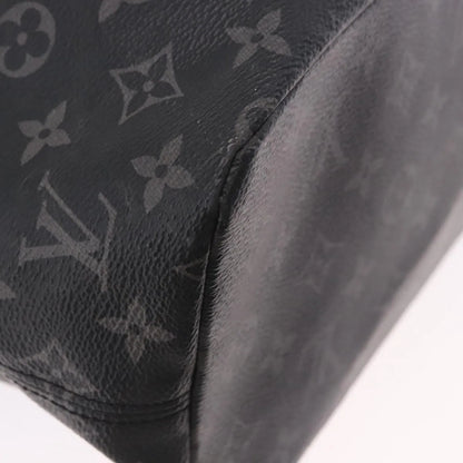 Louis Vuitton Cabas Light Drawstring Monogram Eclipse Canvas, Black, Canvas, Tote Bag