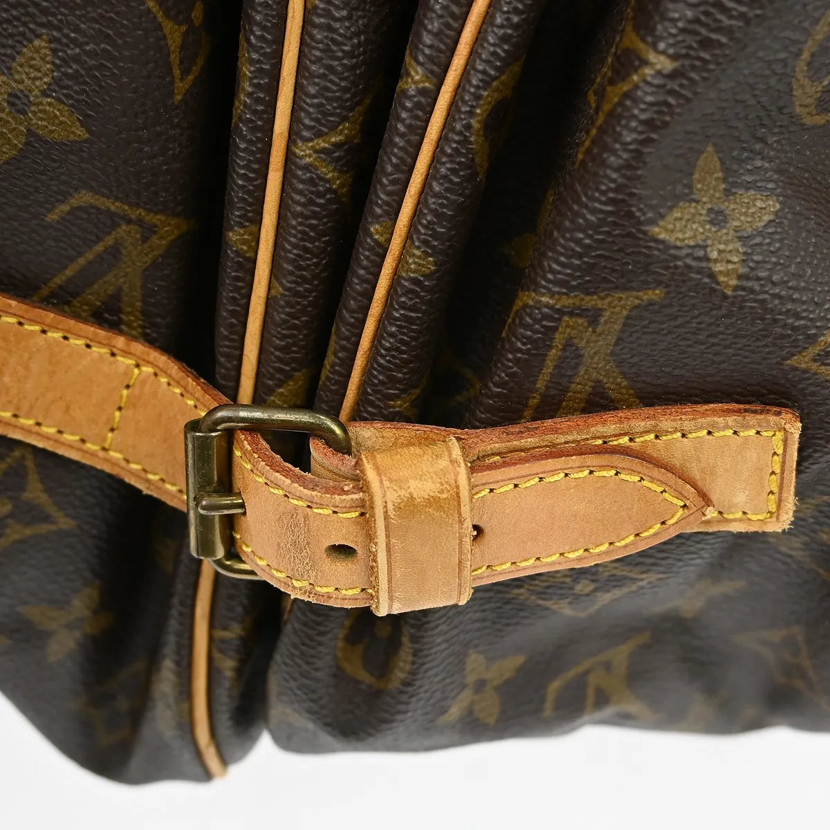 Louis Vuitton Saumur Monogram Canvas, Brown, Canvas, Shoulder Bag