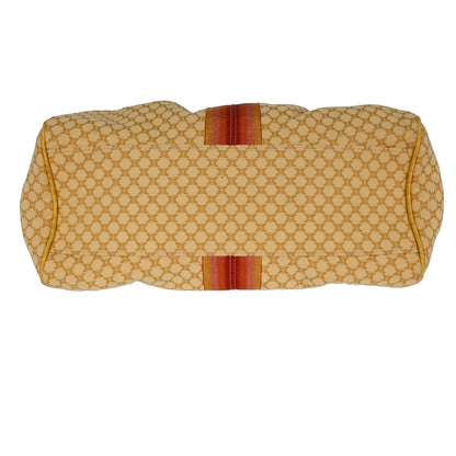 Celine Handbag Canvas, Yellow, Canvas, Handbag