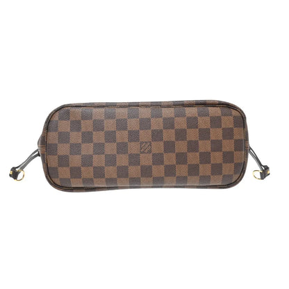 Louis Vuitton Neverfull Tote Damier Ebene, Brown, Canvas, Tote Bag