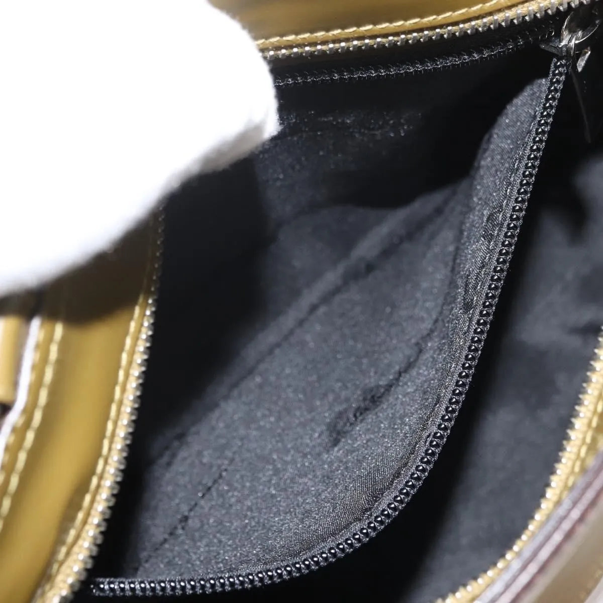Salvatore Ferragamo Double Gancini Side Buckle Tote Patent Leather, Brown, Patent Leather, Handbag