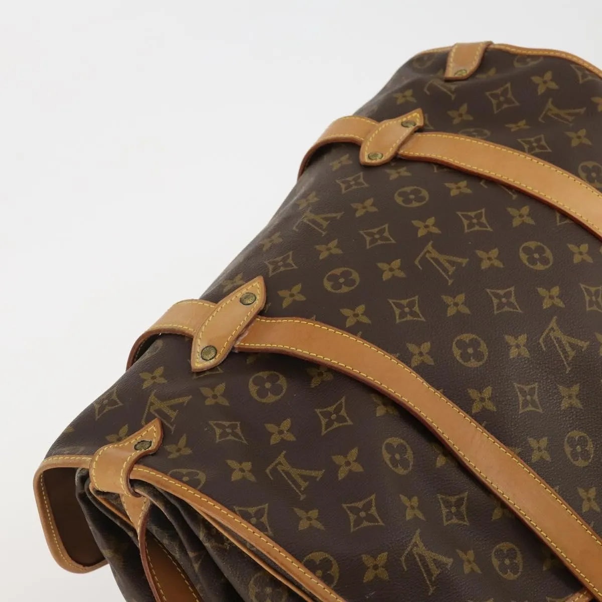 Louis Vuitton Saumur Monogram Canvas, Brown, Canvas, Shoulder Bag
