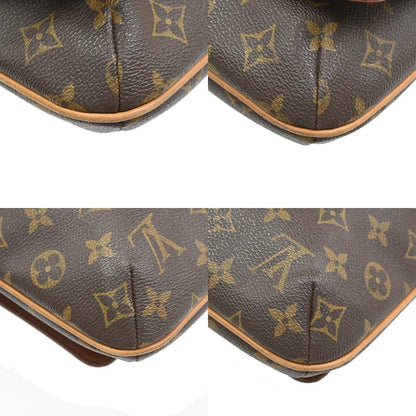 Louis Vuitton Musette Tango Monogram Canvas, Brown, Leather, Shoulder Bag