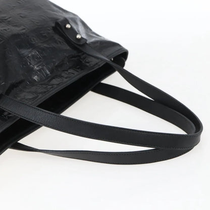 Salvatore Ferragamo Vintage Patent Leather, Black, Patent Leather, Tote Bag