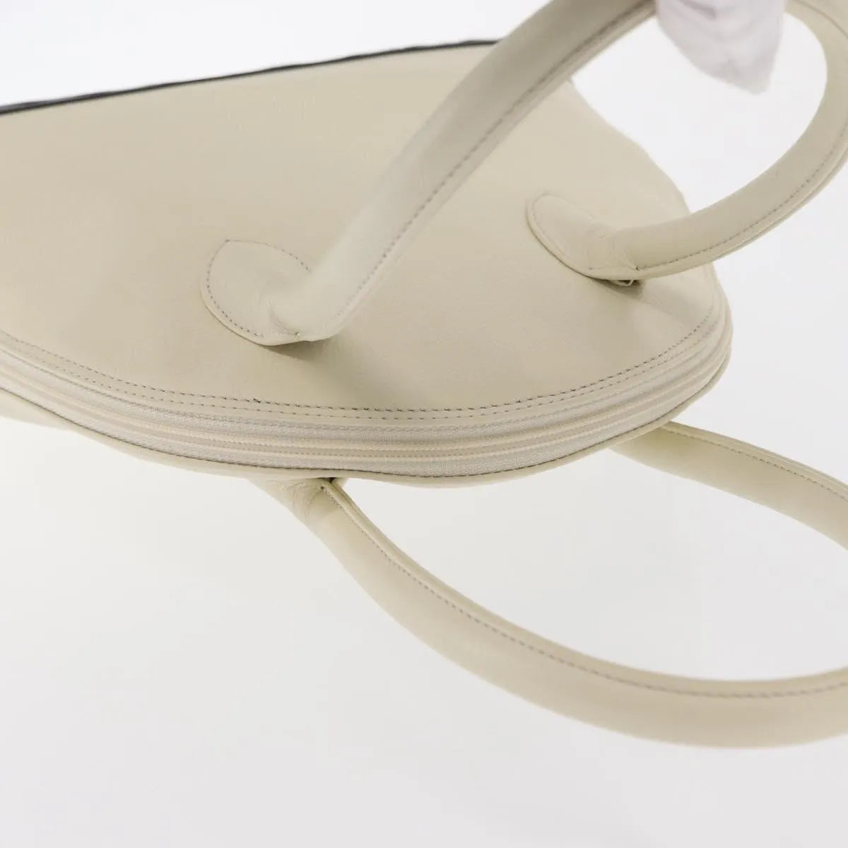 Saint Laurent Vintage handbag Leather, White, Leather, Handbag