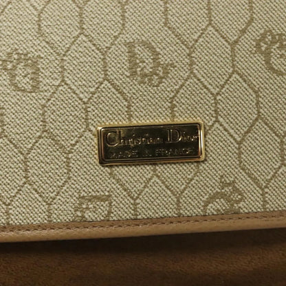 Christian Dior Vintage Leather, Beige, Leather, Shoulder Bag