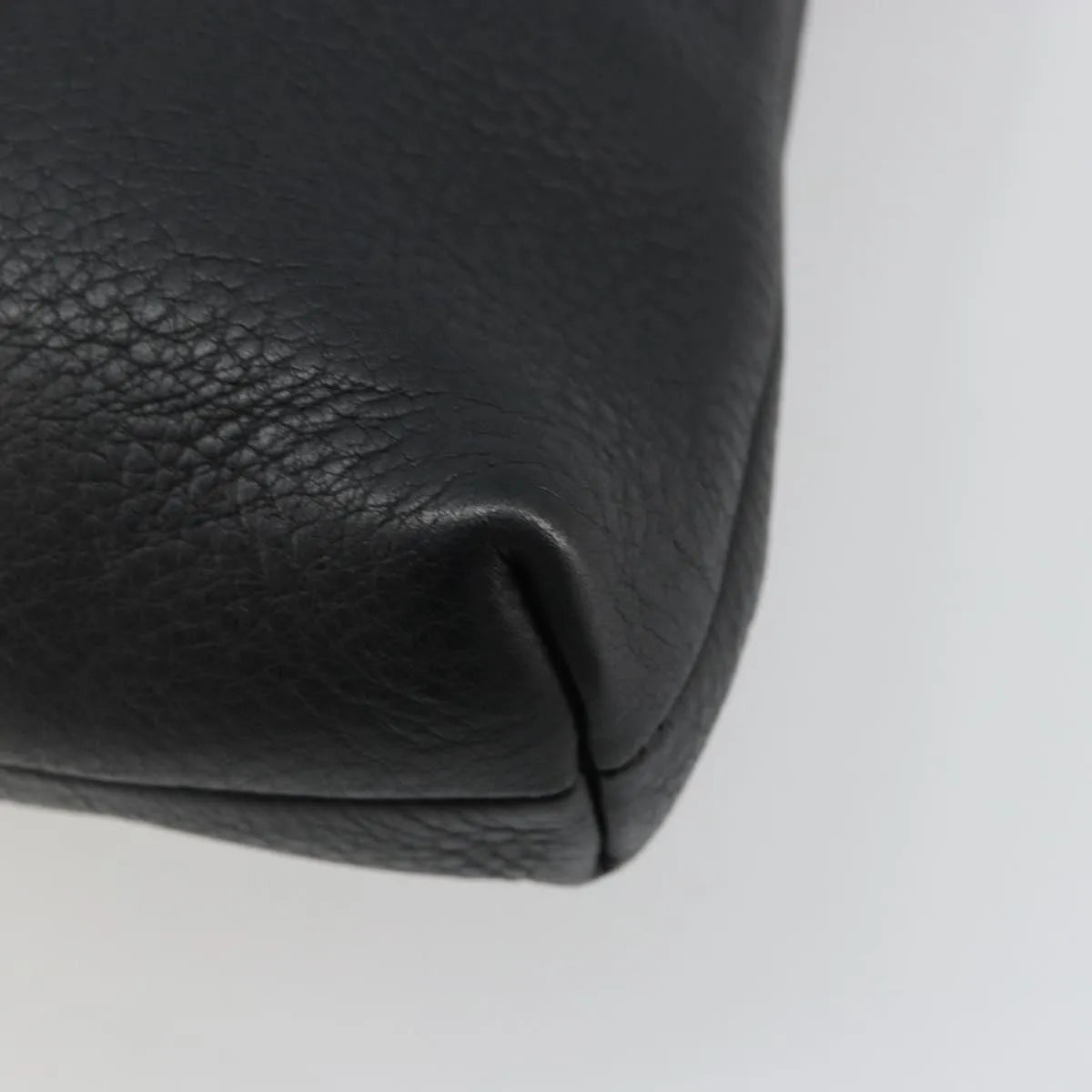 Bally Vintage Leather, Black, Leather, Shoulder Bag