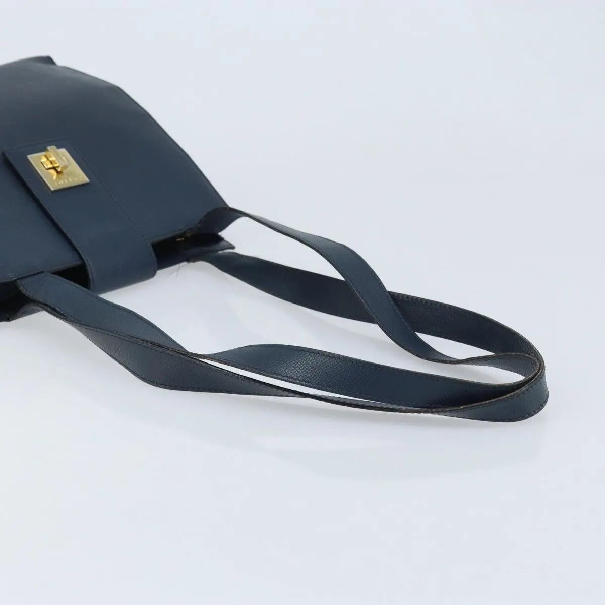 Celine Vintage Leather, Navy, Leather, Shoulder Bag