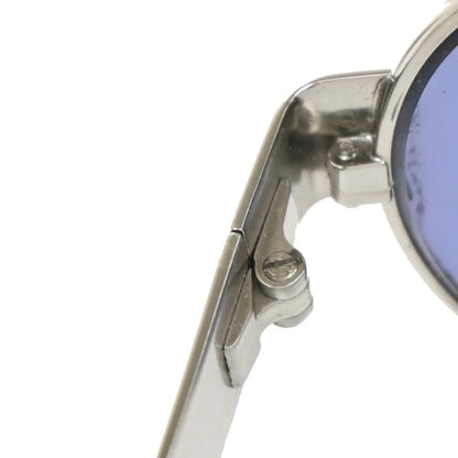 Chanel CHANEL Logo Sunglasses Eye Wear Plastic, Blue, Metal, Sunglasses