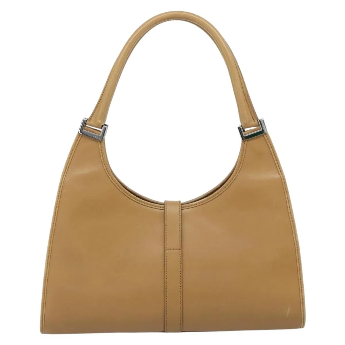 Gucci Piston Jackie O Hobo Leather, Beige, Leather, Handbag