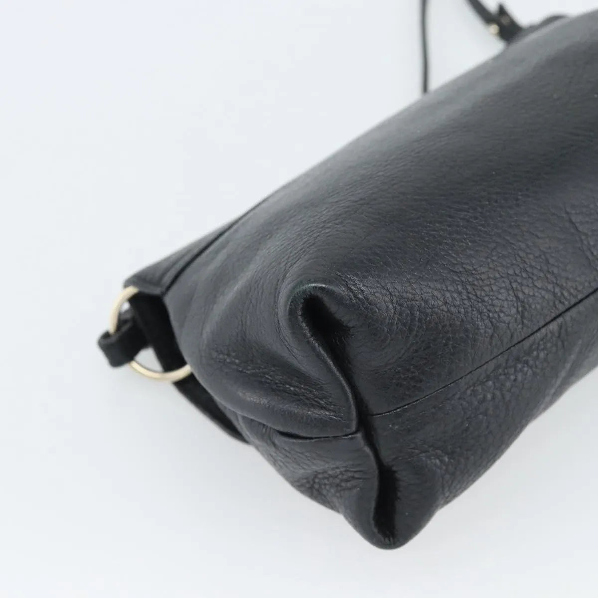 Chloe Lily Leather, Black, Leather, Shoulder Bag
