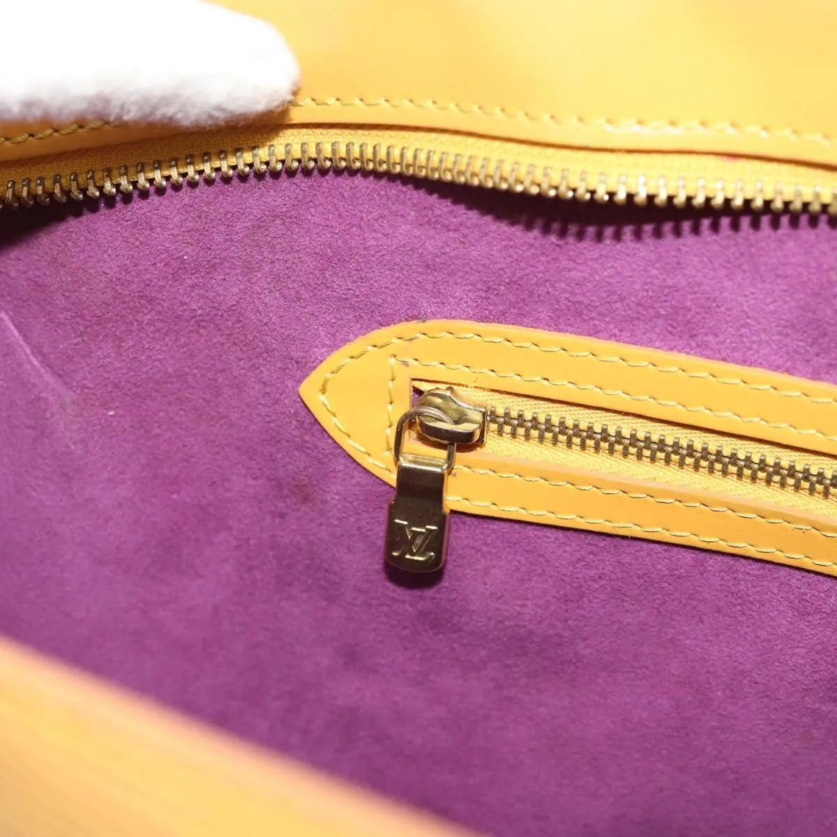 Louis Vuitton Saint Jacques Epi, Yellow, Leather, Shoulder Bag