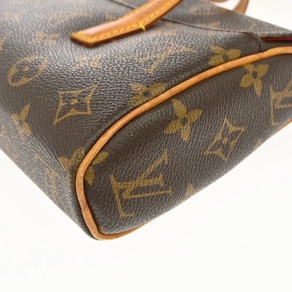 Louis Vuitton Sonatine Monogram Canvas, Brown, Canvas, Handbag