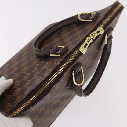 Louis Vuitton Alma Damier, Brown, Canvas, Handbag