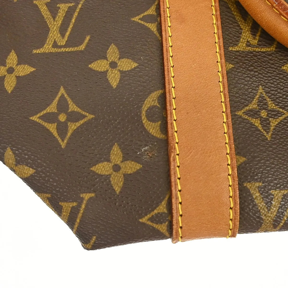 Louis Vuitton Keepall Monogram Canvas, Brown, Canvas, Travel Bag