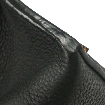 Loewe Gate Tote Leather, Black, Leather, Tote Bag