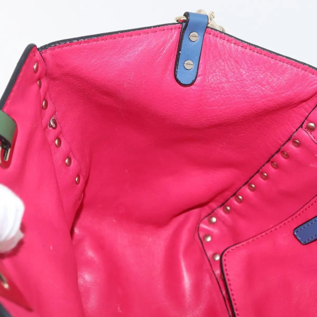 Valentino Garavani Rockstud Tote Soft Leather, Multicolour, Leather, Tote Bag