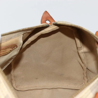 Louis Vuitton Speedy Damier, White, Canvas, Handbag