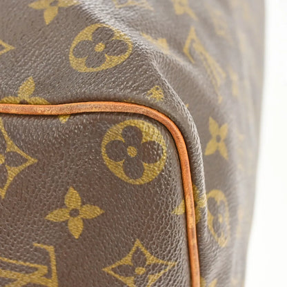 Louis Vuitton Speedy Monogram Canvas, Brown, Canvas, Handbag