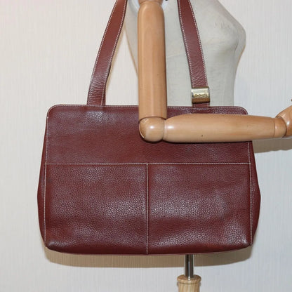 Burberry Vintage Leather, Brown, Leather, Tote Bag