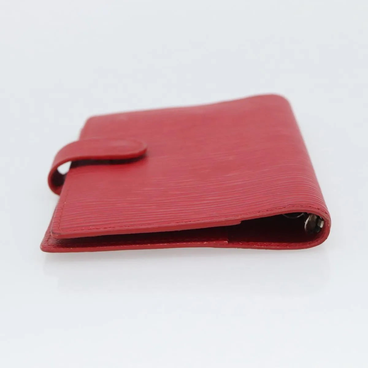 Louis Vuitton Agenda Cover Damier, Red, Leather, Clutch