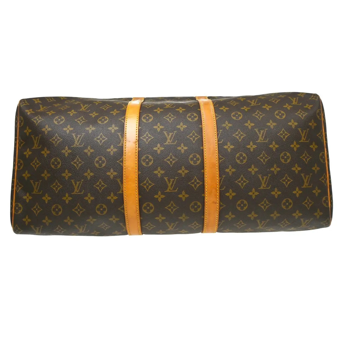 Louis Vuitton Keepall Monogram, Brown, Canvas, Travel Bag