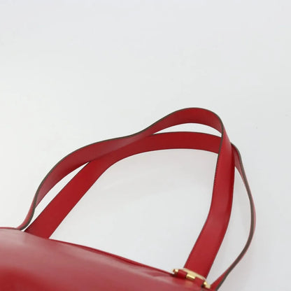 Christian Dior Vintage Tote Leather, Red, Leather, Tote Bag