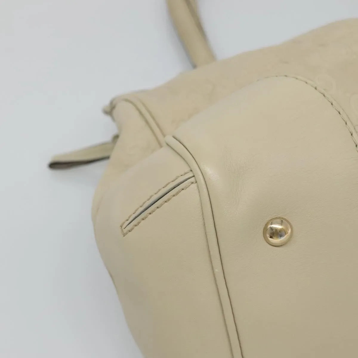 Gucci Mayfair Satchel Guccissima Leather, Beige, Leather, Tote Bag