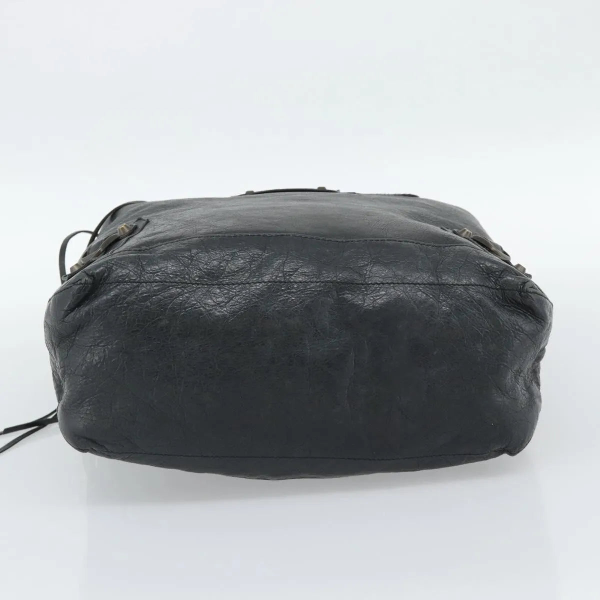 Balenciaga Giant Studs Day Hobo Leather, Green, Leather, Shoulder Bag