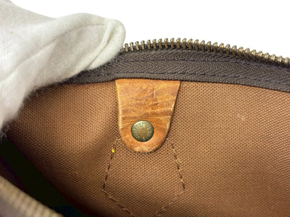 Louis Vuitton Speedy Monogram Canvas, Brown, Canvas, Handbag