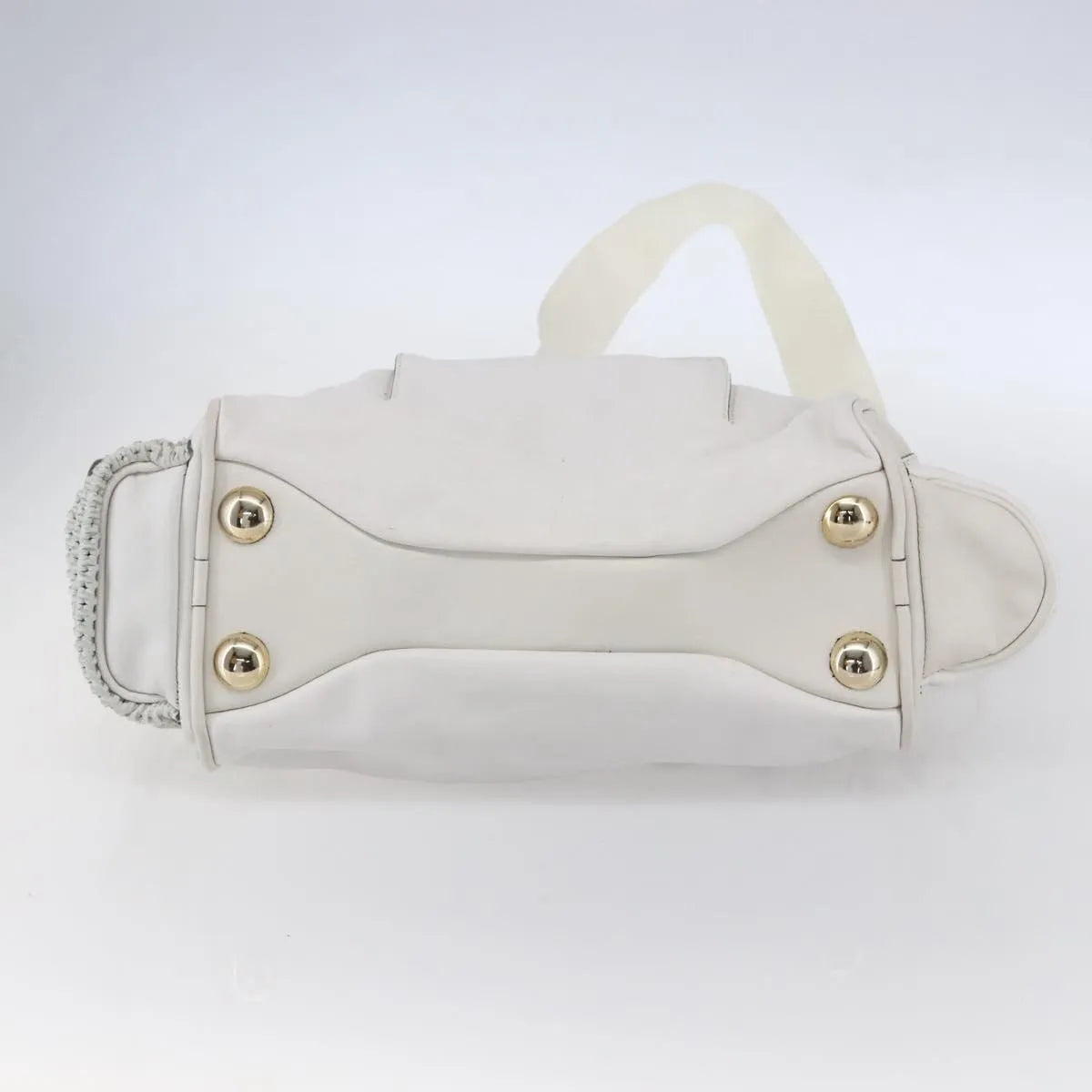 Chloe Vintage Leather, White, Leather, Shoulder Bag
