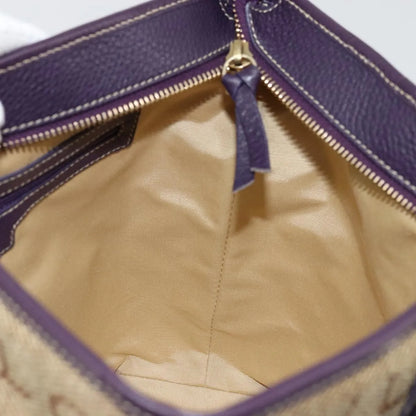 Bvlgari Logomania Canvas, Beige, Canvas, Tote Bag