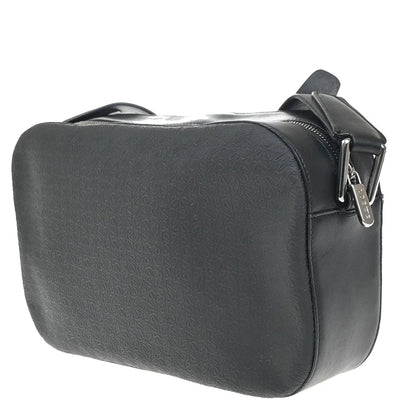Loewe Anagram Leather, Black, PVC, Shoulder Bag