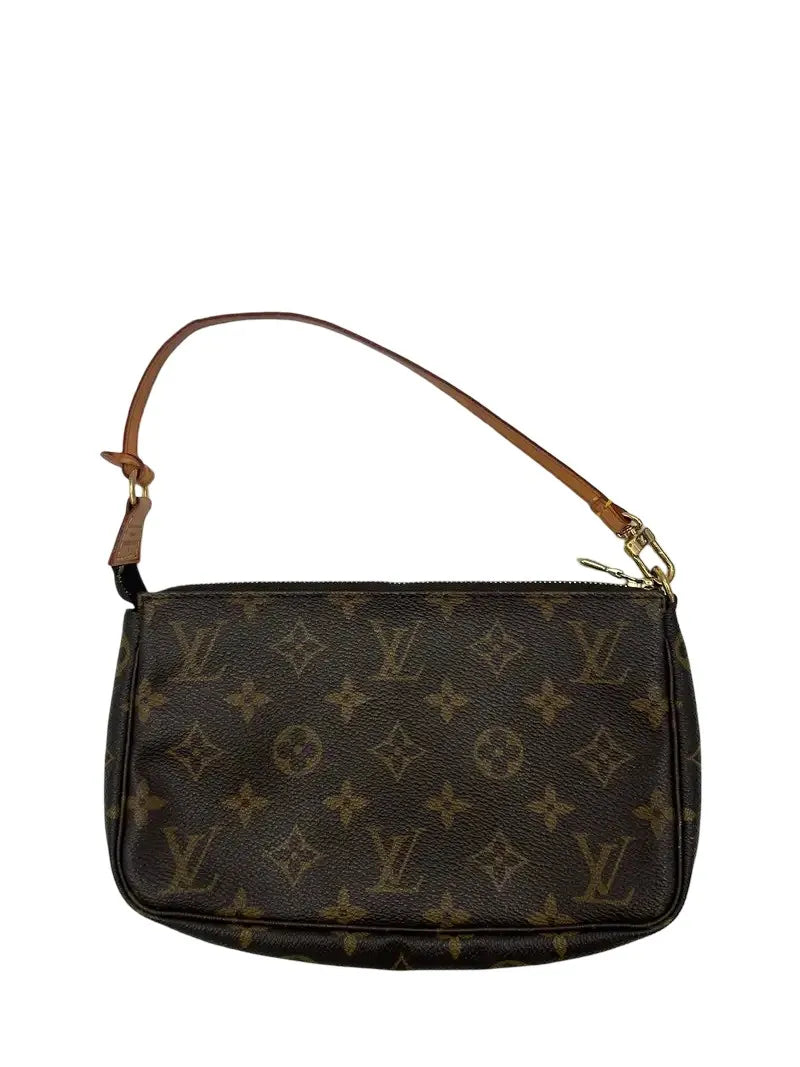 Louis Vuitton Louis Vuitton Monogramme Pochette Monogramme Canvas, Brown, Canvas, Clutch