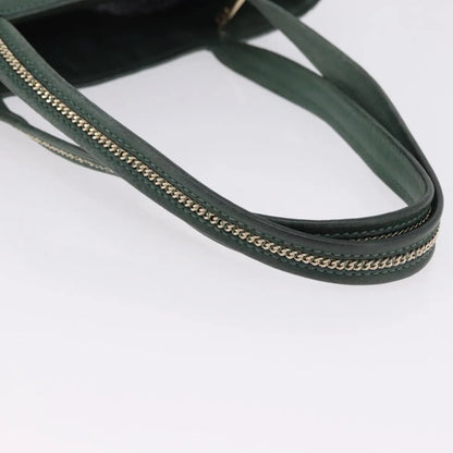 Fendi Vintage Tote leather, Green, Leather, Shoulder Bag