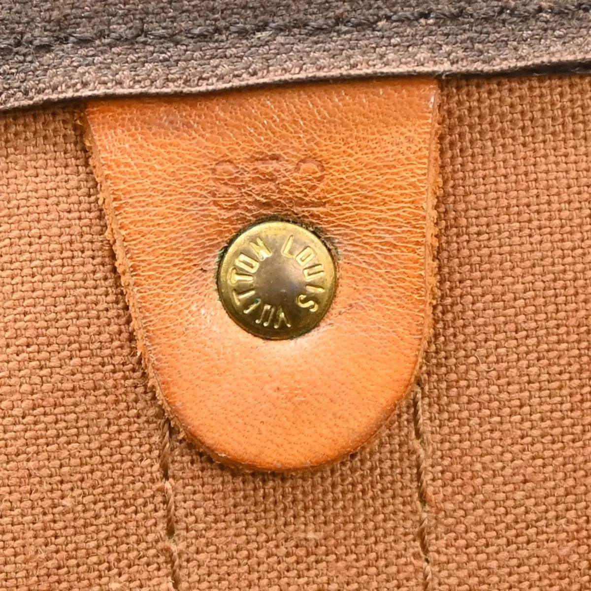 Louis Vuitton Keepall Canvas, Brown, Canvas, Travel Bag