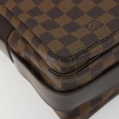 Louis Vuitton Naviglio Damier, Brown, Canvas, Shoulder Bag