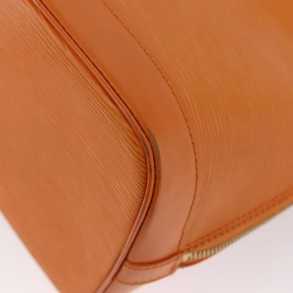 Louis Vuitton Alma Epi, Orange, Leather, Handbag