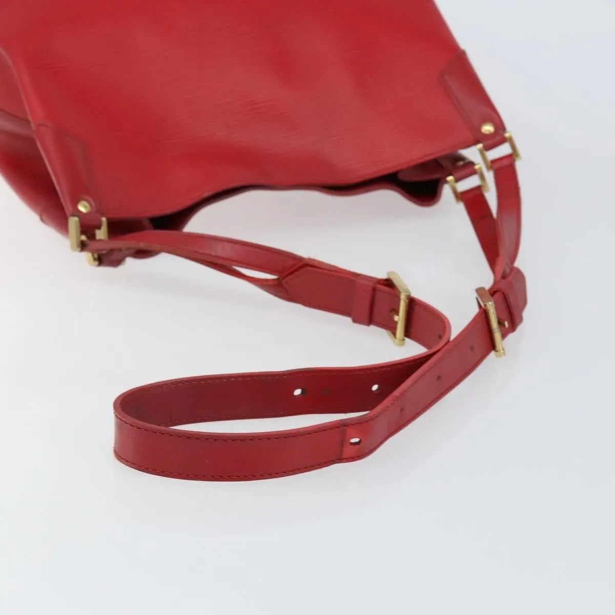 Louis Vuitton Mandara Epi Leather, Red, Leather, Shoulder Bag